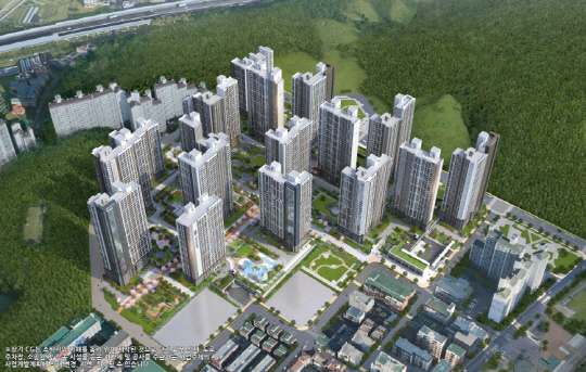 고양 더샵포레나 조감도